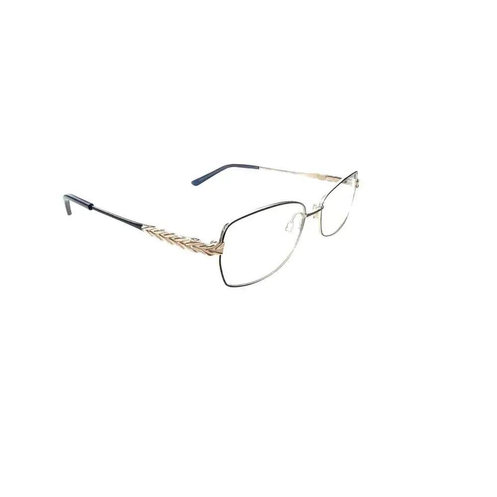 NEW Charmant Fairycore rectangle silver Pure Titanium TI29209 Eyeglasses